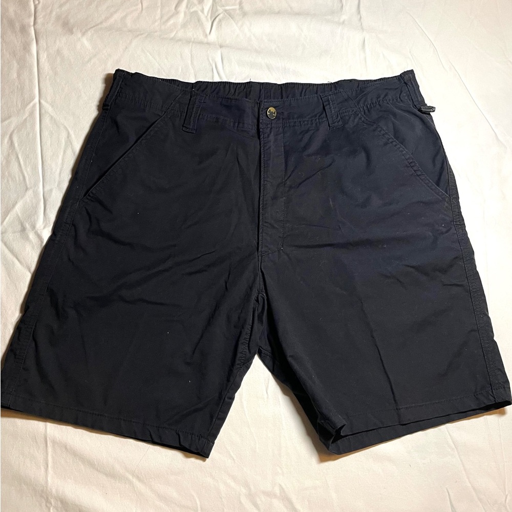 casual black shorts